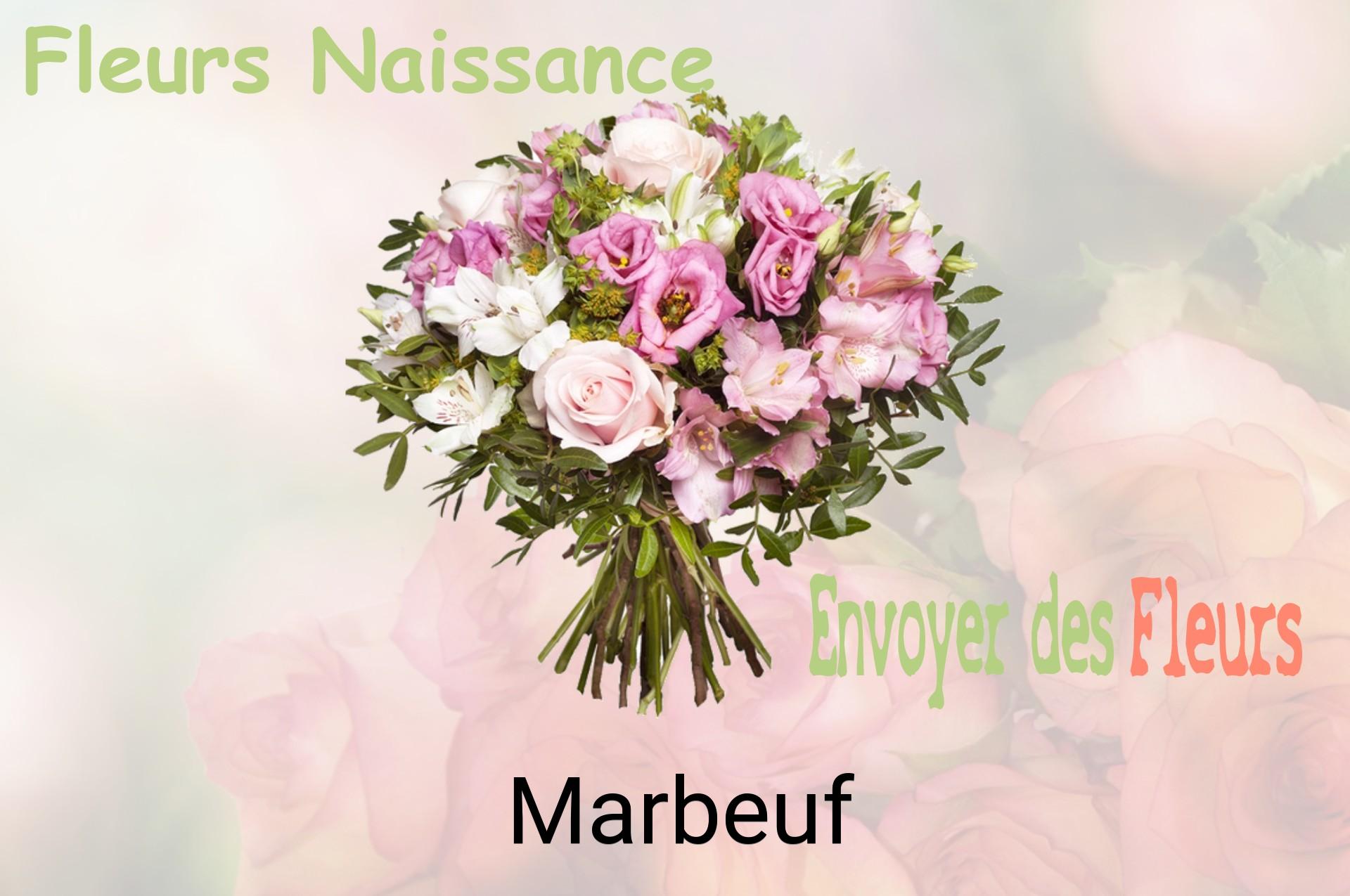 Bouquet de fleurs de naissance livré à Marbeuf